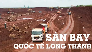 Aerial View of Long Thanh International Airport - Largest Airport in Vietnam