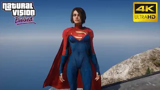 GTA 5 - Supergirl DECU Gameplay (4K)