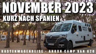 Kastenwagen Camping - Kurz nach Spanien November 2023
