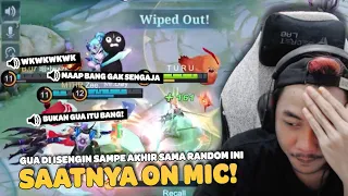 Kill Gue Di KS Terus Sama Random Ini !! Akhirnya Gue On Mic Semua Kaget - Mobile Legends