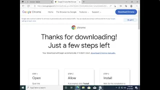 What will happen if you try to download chrome with Edge