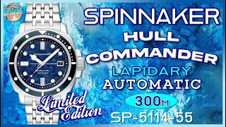 Deep Diver! | Spinnaker Hull Commander Automatic Lapidary Limited Edition Automatic Unbox & Review