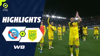 RC STRASBOURG ALSACE - FC NANTES (1 - 2) - Highlights - (RCSA - FCN) / 2023-2024