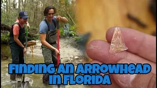 I Found a Translucent Arrowhead (Native American Indian Artifact) | Shark Tooth Hunting in Florida