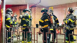 FDNY BOX 1493 ~ FDNY OPERATING AT A 10-77 HIGH RISE FIRE ON TIEMANN PLACE IN HARLEM, MANHATTAN, NYC.