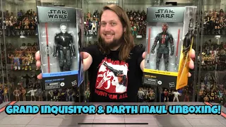 Grand Inquisitor & Darth Maul Star Wars Black Series Unboxing & Review!