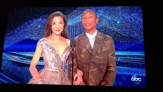 Pharrell Williams & Michelle Yeoh appears at The Oscars 2019