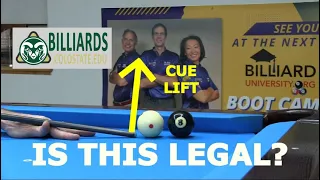 Cue Lift Technique … Is It Legal?