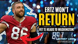 Detroit Lions News: Zach Ertz Signs 1 YEAR Deal with the Washington Commanders