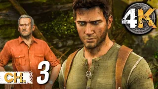 Uncharted 3: Drake's Deception - [4K/60fps] (100%, All Collectibles, Hard) Part 3 - The Chateau