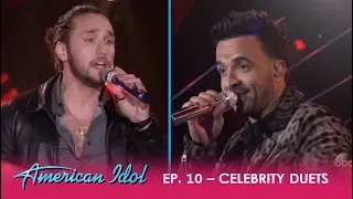 Brandon Diaz & Luis Fonsi POP "Despacito" On The 'Idol' Stage!! | American Idol 2018