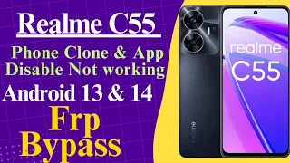 Realme C55 RMX3710 FRP Bypass Android 13 & 14 | C55 Google Account Bypas Without Pc | June July 2023