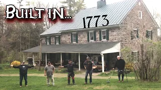 Before the Revolution! - Metal Detecting a 1773 Farmhouse for Amazing OLD Coins & Period Relics!