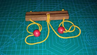 wooden rope puzzle #5