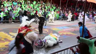 PORRAZO DE OSO EN EL CARNAVAL DE ORURO.