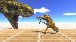 Run Away From The Angry T Rex - Animal Revolt Battle Simulator