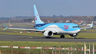 [4K] TUI UK Boeing 737 MAX 8 Takeoff at Prestwick Airport | March 2022