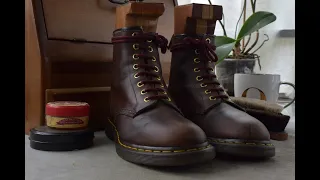 CÓMO LIMPIAR TUS DR. MARTENS 1460 CRAZY HORSE, AZTEC.