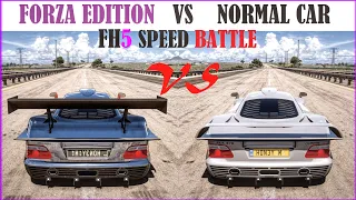 Mercedes-Benz CLK AMG GTR Normal vs Forza Edition Car | Forza Horizon 5 Which is The Fastest 4K60fps