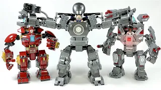 LEGO Marvel Infinity Saga Iron Man Iron Monger VS Hulkbuster Comparison Iron Monger Lego VS Move