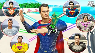 GTA 5 : Franklin Trying Ben 10 Avengers New Watch and Become SUPERMAN in GTA 5 ! (GTA 5 Mods)