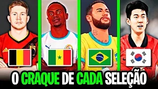 O MELHOR jogador de CADA Seleção da Copa do Mundo 2022