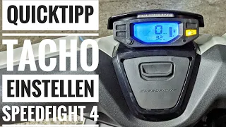 Quicktipp | Tacho einstellen | Speedfight 4