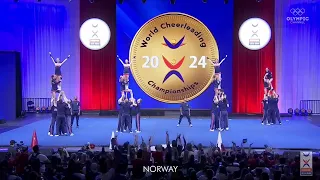 Team Norway Coed Premier ICU World Championship 2024 Semi Finals