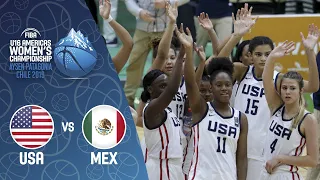 USA v Mexico - FIBA U16 Women's Americas Championship 2019