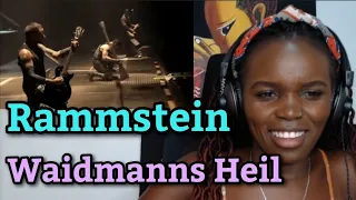African Girl First Time Hearing Rammstein - Waidmanns Heil (Live in Amerika)