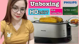 Unboxing Philips Toaster HD2637 Viva Collection