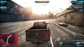 NFS Most Wanted (2012) - Ford F-150 SVT Raptor vs Koenigsegg Agera R [720p]