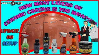 CERAMIC COATINGS - HOW MANY LAYERS IS TOO MUCH? Top DIY's Tested! LONGEVITY TEST - UPDATE 00 - SETUP