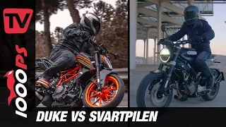 KTM 125 Duke vs. Husqvarna Svartpilen 125 2021 - Welche ist das beste A1-Motorrad für dich?