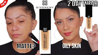 2 DAY WEAR TEST *new* GIVENCHY PRISME LIBRE MATTE FOUNDATION *oily skin* | MagdalineJanet