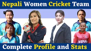 Nepali Women Cricket Team Complete Profile and Stats // Nepal Cricket Team // Nepal Cricket