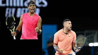 Rafael Nadal vs Nick Kyrgios rivalry