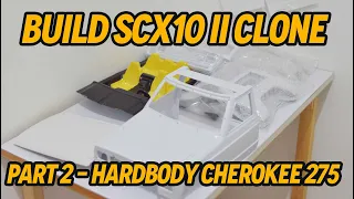 Unboxing Hardbody Cherokee WB 275mm | Build SCX10 II Clone Part 2