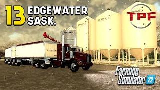 Winter Time Hauling! - Edgewater Sask. #13 - Farming Simulator 22