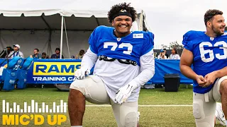 “Wouldn’t Want To Be Anywhere Else!” Steve Avila Mic’d Up At Rams Training Camp