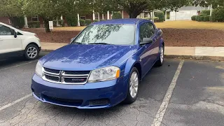 2014 Dodge Avenger | My new car #pov #fyp Walk Around and test Drive Tour