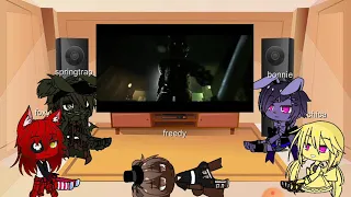 fnaf 1 and Springtrap react to my demons