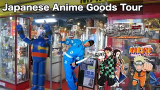 Find goods Naruto,Goldorak,and Dragon Ball at Japanese anime stores in Akihabara