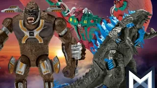 Playmates Monsterverse Titan Tech Godzilla, Kong, and Rodan toy review!
