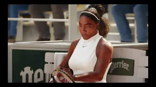 TopSpin 2K25 PC Serena Williams Vs Sloane Stevens Roland Garros Very Hard 3070Ti Full settings