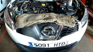 Nissan QASHQAI -1.6 DCI снять турбину