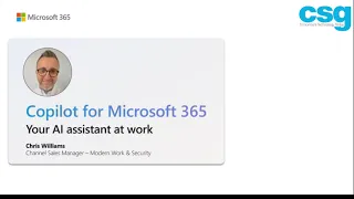 Microsoft Solutions Partner - Copilot Webinar