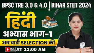 BPSC TRE 3.0 Hindi Classes | Hindi for Bihar STET 2024 | Hindi Practice Set-1 for BPSC | Kalyani Mam