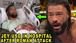 Roman Reigns Attacks Jey Uso on SmackDown as He is Rushed to Hospital - WWE News