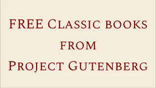 FREE Classic Books from Project Gutenberg